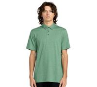 Volcom Polo da Uomo a Maniche Corte Wowzer Modern Fit, Verde Biscaglia, L