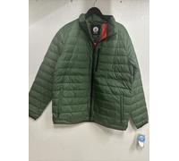 Volcom Puff Give Verde Arancione Giacca da Uomo Taglia Large Nwt #6K1B