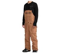 Volcom - Roan Bib Overall - Pantaloni da sci L marrone