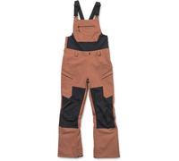 Volcom - Salopette da sci impermeabile e traspirante GORE-TEX® ePE- Donna - Ash Stretch Gore-Tex Bib W Desert Taupe - Taglia S - Marrone