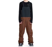 Volcom - Salopette da snowboard da uomo in GORE-TEX ePE - Rain Gore-Tex Bib Overall Brown per Uomo - Taglia M - Marrone