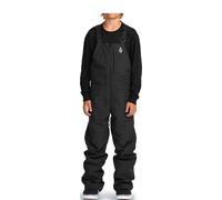 Volcom - Salopette da snowboard impermeabile e isolante - Barkley Insulated Bib Overall Black - Taglia Bambino S - Nero
