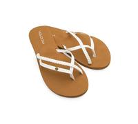 Volcom Sandalo da donna Thrills Infradito, Bianco., 37 EU