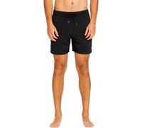 Volcom - Short da bagno per Uomo - Lido Solid Trunk Boardshort 16" Black per Uomo in Pelle - Taglia L - Nero Nero L