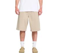 Volcom - Short in cotone - Chillow Pleat Ew Chino Short 24 Light Khaki per Uomo in Cotone - Taglia L - Beige