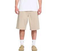 Volcom - Short in cotone - Chillow Pleat Ew Chino Short 24 Light Khaki per Uomo in Cotone - Taglia XL - Beige