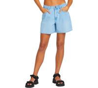 Volcom - Short in jeans - Stoned Bf Short Blue Bird per Donne in Cotone - Taglia 28 US