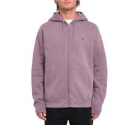 Felpa con cappuccio con zip Volcom Single Stone vintage viola
