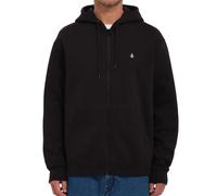 Volcom Single Stone Nero Con Cappuccio E Zip