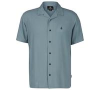Volcom - Single Stone S/S - Camicia S turchese/grigio