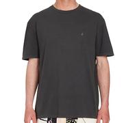 Volcom Solid Stone EMB SST Maglietta, Nero, XL Uomo