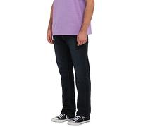 Volcom Solver Stretch Denim Pant-Modern Fit, Comfortable & Flexible, Durable Cotton Blend Jeans for Casual Or Everyday Wear, Vintage Blue-Nuovo, 28W x 30L Uomo