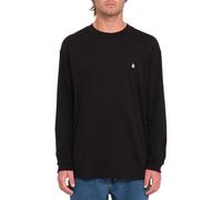 Volcom Stone Blank BSC - Maglietta a maniche lunghe, colore: Nero, Nero , M