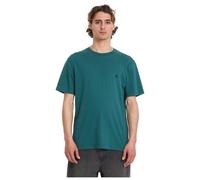 Volcom - Stone Blanks Basic S/S Tee - T-shirt M turchese