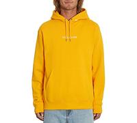 Volcom Stone Po Fleece Felpa con Cappuccio, Sole, L Uomo