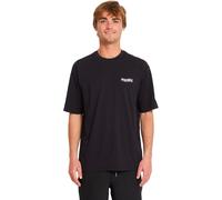 Volcom - T-shirt casual in poliestere ed elastan - Pistol Surf SS Tee Black per Uomo - Taglia S - Nero