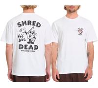 Volcom - T-shirt in cotone - Miste Stone Basic SS Tee White per Uomo in Cotone - Taglia L - Bianco