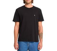 Volcom - T-shirt in Cotone - Stone Blanks BSC SS Tee Black per Uomo in Cotone - Taglia XL - Nero