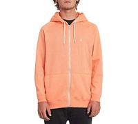 Volcom Timesoft Zip - Felpa con Cappuccio da Uomo, Uomo, A4831906, Salmone, XS