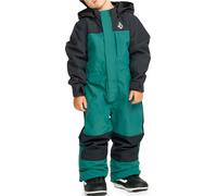 Volcom - Tuta one piece impermeabile e isolante - Little Flurry One Piece Atlantic Deep in Pelle - Taglia Bambino 2a - Verde