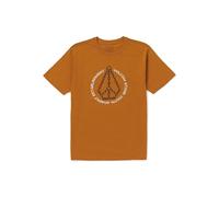 Volcom Uomo Circle Stone SST, Marrone Castagno, S