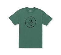 Volcom Uomo Circle Stone SST, Verde Surplus, XX-Large
