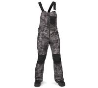 Volcom Veloce Bib Complessivo Salopette Donna Pantaloni Invernali Snowboard Nero