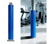 VOLDAX Imbottitura per Palo da Basket, Copertura Avvolgente per Tutte Le Stagioni, Protezione per Pali Rotondi per Interni ed Esterni, Alto 180cm(Blue,14cm/5.5in)