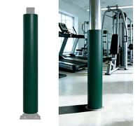 VOLDAX Imbottitura per Palo da Basket, Copertura Avvolgente per Tutte Le Stagioni, Protezione per Pali Rotondi per Interni ed Esterni, Alto 180cm(Dark Green,21.9cm/8.7in)