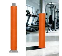 VOLDAX Imbottitura per Palo da Basket, Copertura Avvolgente per Tutte Le Stagioni, Protezione per Pali Rotondi per Interni ed Esterni, Alto 180cm(Orange,11.4cm/4.5in)
