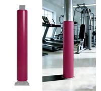 VOLDAX Imbottitura per Palo da Basket, Copertura Avvolgente per Tutte Le Stagioni, Protezione per Pali Rotondi per Interni ed Esterni, Alto 180cm(Pink,14cm/5.5in)