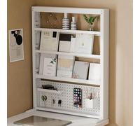 VOLDAX Libreria Da Scrivania, Scaffale da scrivania for Piano d'appoggio, mensola da banco per scrivania da lavoro, Espositore per Dormitori Uffici Studio(120 * 102 * 12cm/47.2 * 40.2 * 4.7in)