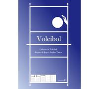 Voleibol Caderno de Voleibol -Registo de Jogo e Análise Tática- Tamanho A5