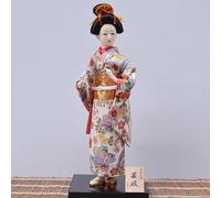 Volere è potere Bambola kimono giapponese da collezione asiatica kimono statuetta geisha bambola decorazione ornamenti regalo