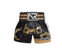 Volere è potere Boxe Trunks Kickboxing Pantaloncini Muay Thai Pantaloncini Boxer Sport Uomo Donna Lusso MMA Pantaloni, bianco e nero, M/L