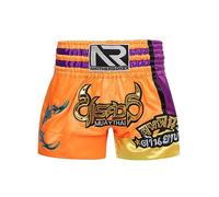 Volere è potere Boxe Trunks Kickboxing Pantaloncini Muay Thai Pantaloncini Boxer Sport Uomo Donna Lusso MMA Pantaloni, Arancione, XXL/3XL
