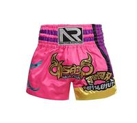 Volere è potere, Pantaloncini da Boxe, Pantaloncini da Kickboxing, Pantaloncini da Muay Thai, Pantaloncini da Boxeur, Pantaloncini Sportivi, Uomo Donna, Pantaloni da MMA di Lusso, Rosa pesca., XXS-XS