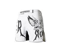 Volere è potere - Pantaloncini da boxe per uomo, per allenamento, fitness, palestra, combattimento in gabbia, MMA, Muay Thai, kickboxing, XL