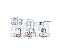 Volet D'Admission Doseur D'Air Per Nissan Primastar NISSENS 1471500Q0A