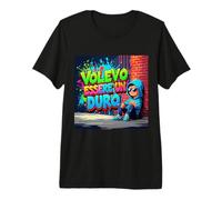 Volevo Essere Un Duro Graffiti Street Art Divertente Maglietta Premium