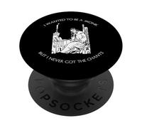 Volevo essere un monaco non ho mai avuto canti PopSockets PopGrip Adesivo