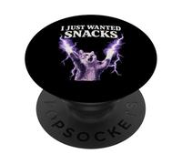 Volevo solo spuntini Rage Cat Meme Design PopSockets PopGrip Adesivo