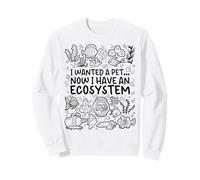 Volevo Un Animale Domestico... Ora Ho Un ecosistema - Aquarium Life Felpa