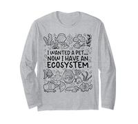 Volevo Un Animale Domestico... Ora Ho Un ecosistema - Aquarium Life Maglia a Manica