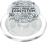 Volevo un animale domestico... Ora ho un ecosistema - Aquarium Life PopSockets PopGrip per MagSafe