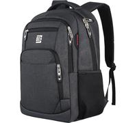 Volher 17 Inch Laptop Backpack, Business Anti Theft Slim Durable Laptops Backpack with USB Charging Port, Water Resistant College Computer Bag Gifts for Men & Women Fits 15.6 Inch Notebook-Black