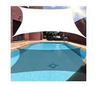 VOLI OMADI Sun Ombra Rettangolo a Vela Impermeabile, da 6,5 'x 9,8' Sulnica Solare PES Block Block Block Block per Patio Balcone Balcone Partito Party Dete Gazebo attività