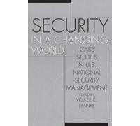 Volker Franke Security in a Changing World (Tascabile)