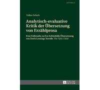 Volker Schulz Analytisch-evaluative Kritik der Uebersetzung v (Copertina rigida)
