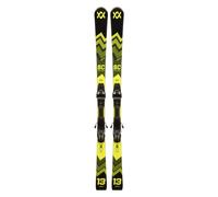 Volkl Racetiger Sc + Attacchi Vm3 12 Gw Nero Giallo - Sci Uomo 158 cm